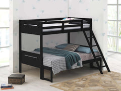 Littleton Black Twin / Full Bunk Bed