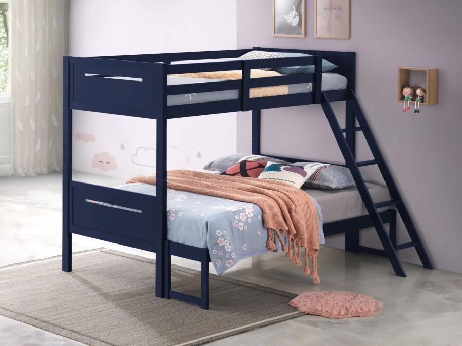 Littleton Blue Twin / Full Bunk Bed