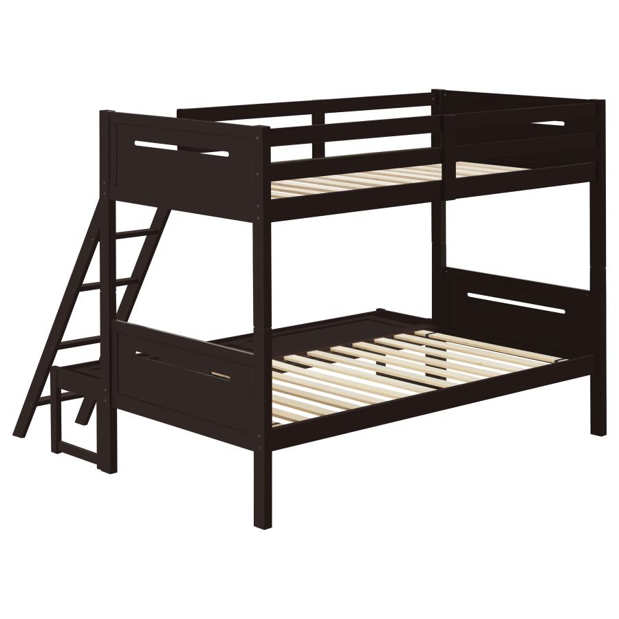 Littleton Brown Twin / Full Bunk Bed