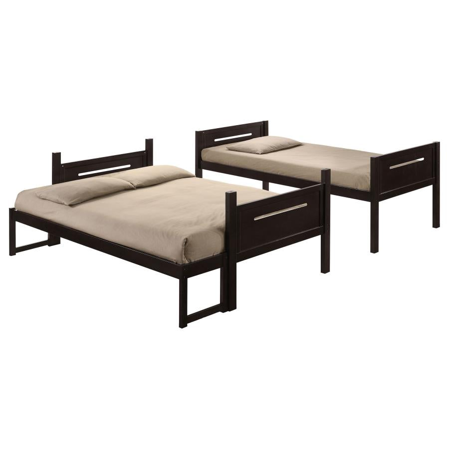 Littleton Brown Twin / Full Bunk Bed