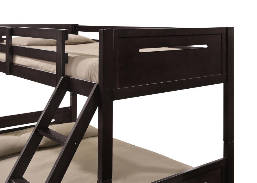 Littleton Brown Twin / Full Bunk Bed