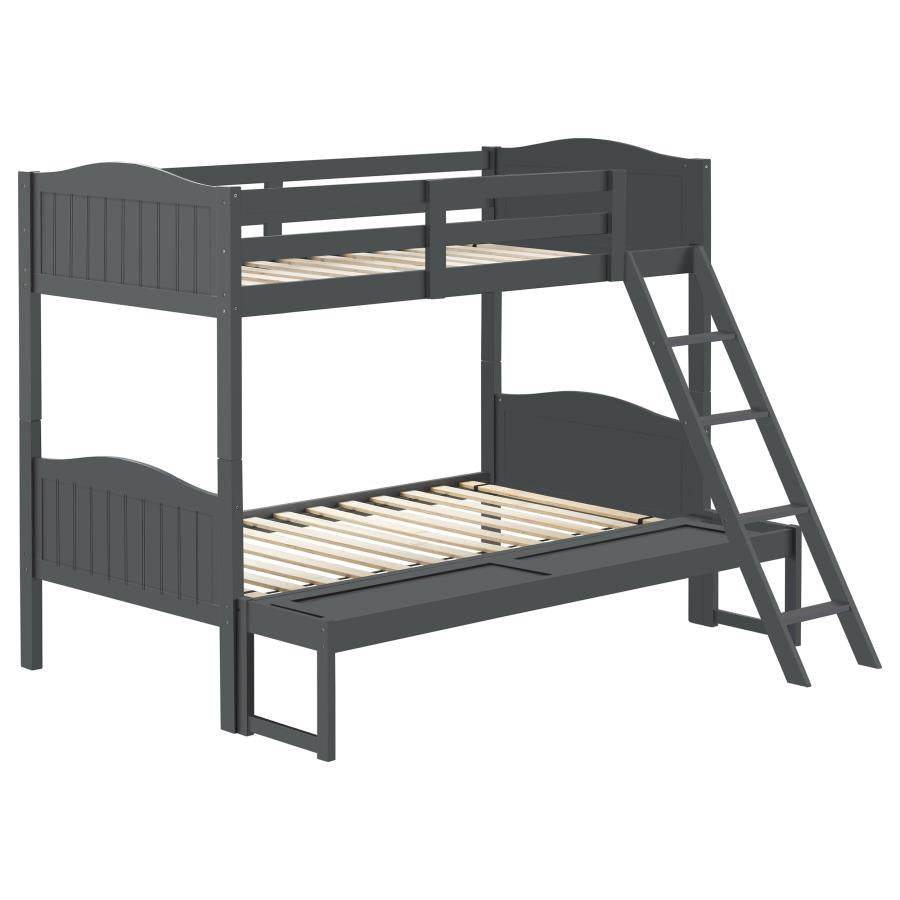 Arlo Grey Twin / Full Bunk Bed