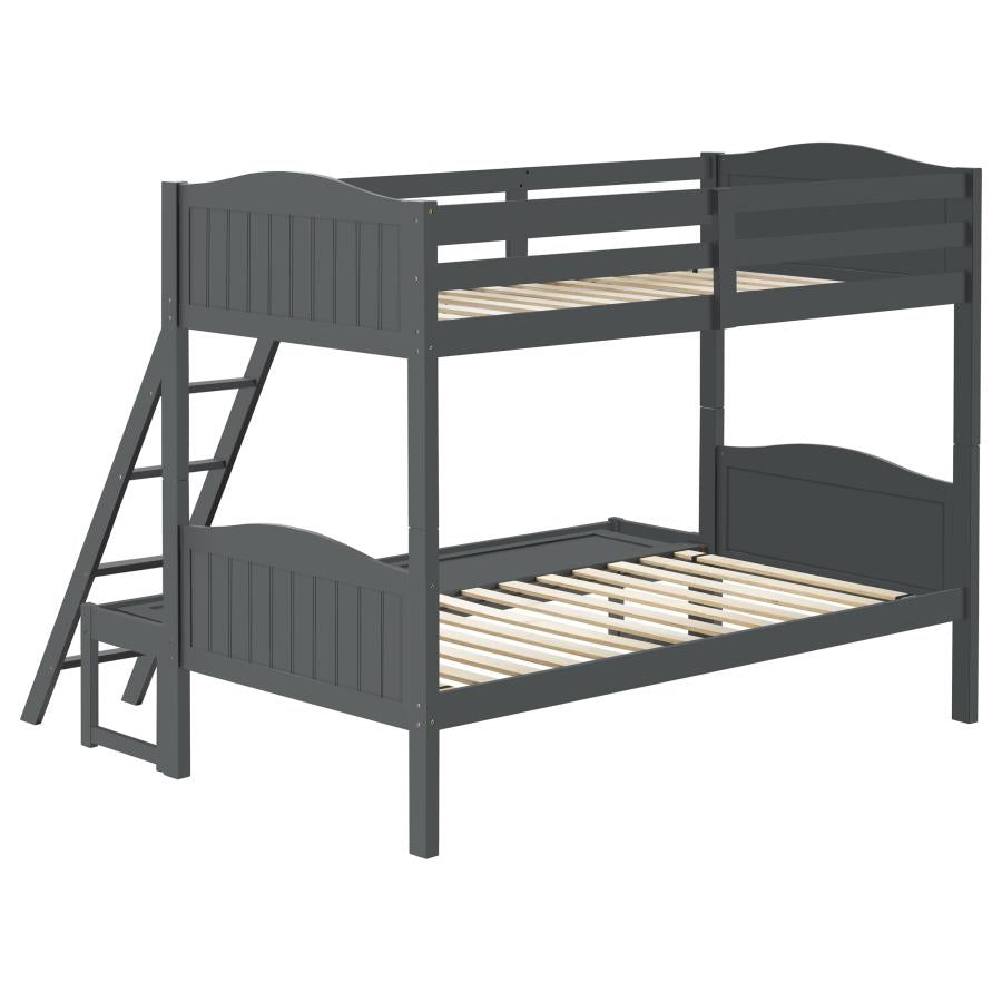 Arlo Grey Twin / Full Bunk Bed