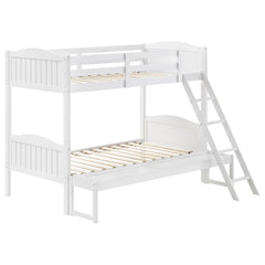 Arlo White Twin / Full Bunk Bed