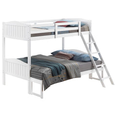 Arlo White Twin / Full Bunk Bed