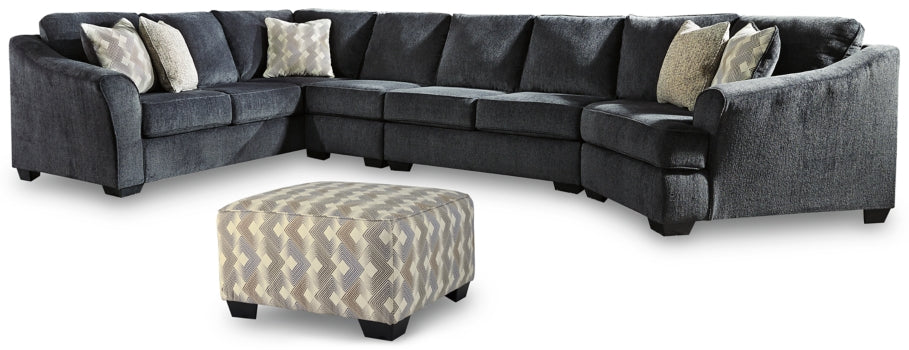 Eltmann 4-Piece Sectional with Ottoman - PKG001279