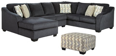 Eltmann 3-Piece Sectional with Ottoman - PKG001282