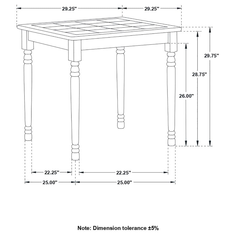 Carlene White Dining Table