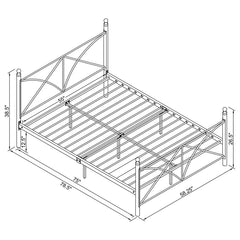 Hart Black Full Bed