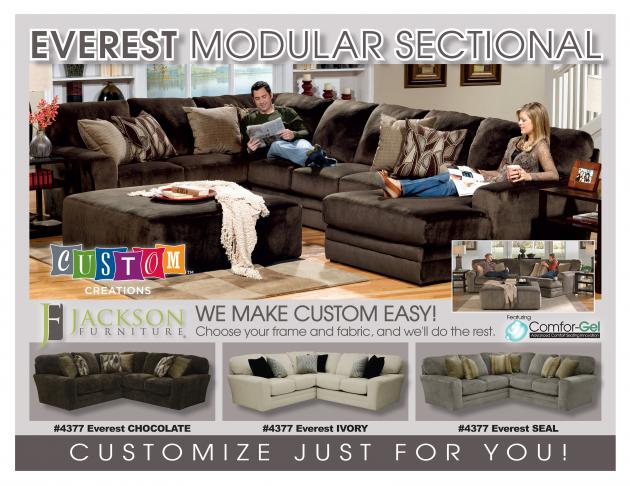 Everest Modular Sectional Cocktail Ottoman