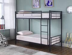 Hayward Black Twin / Twin Bunk Bed