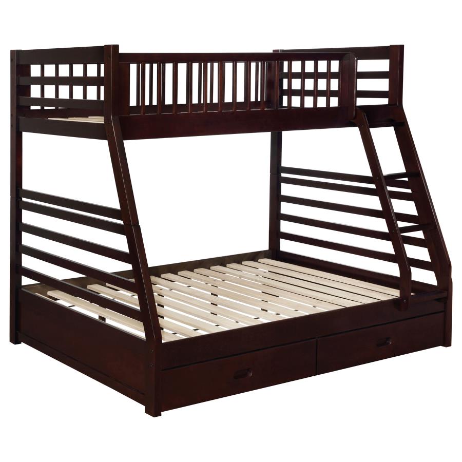 Ashton Brown Twin / Full Bunk Bed