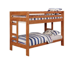 Wrangle Hill Brown Twin / Twin Bunk Bed