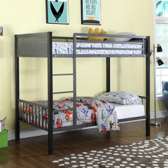 Meyers Black Twin / Twin Bunk Bed