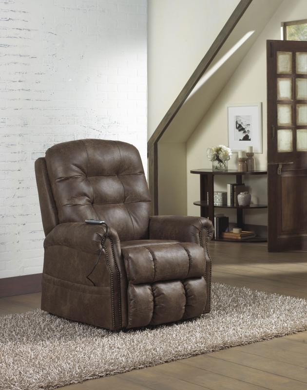 Ramsey Pwr Lift Lay Flat Recliner w/ Heat &amp; Massage