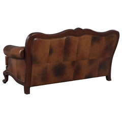 Victoria Brown 2 Pc Sofa Set