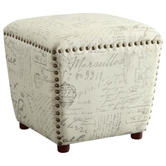 Lucy Beige Ottoman