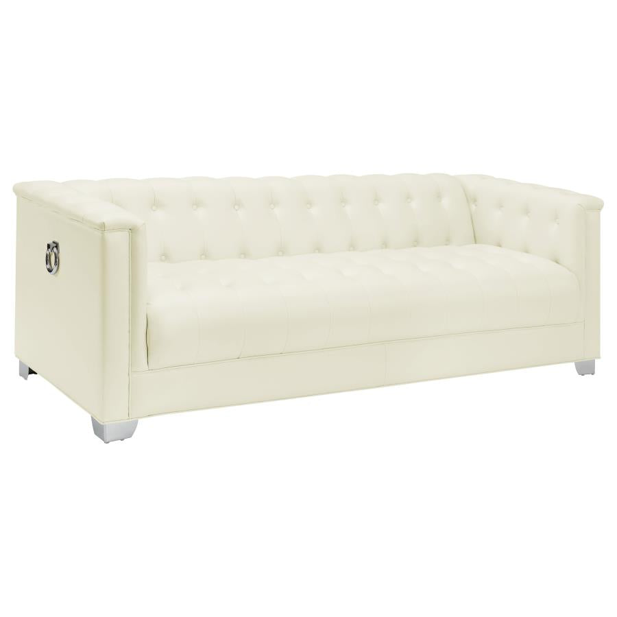 Chaviano Ivory 2 Pc Sofa Set