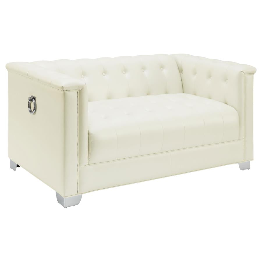 Chaviano Ivory 2 Pc Sofa Set