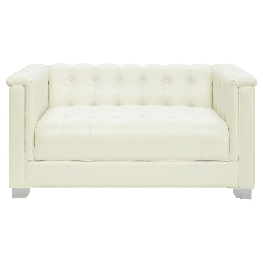 Chaviano Ivory 2 Pc Sofa Set