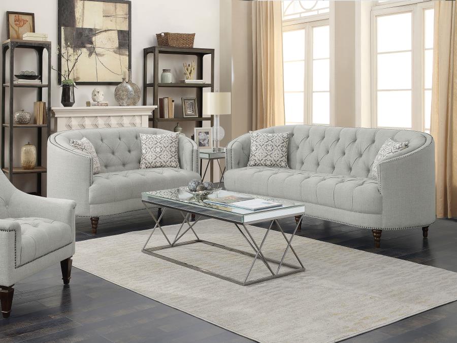 Avonlea Grey 2 Pc Sofa Set