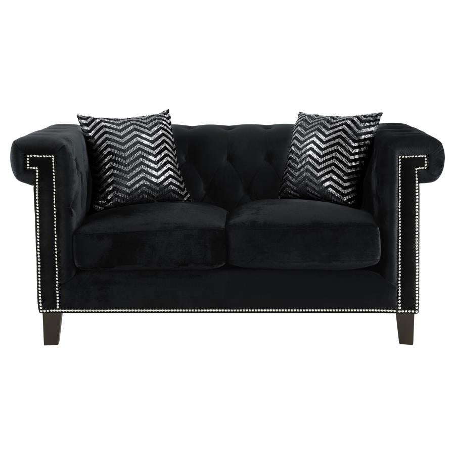 Reventlow Black 2 Pc Sofa Set