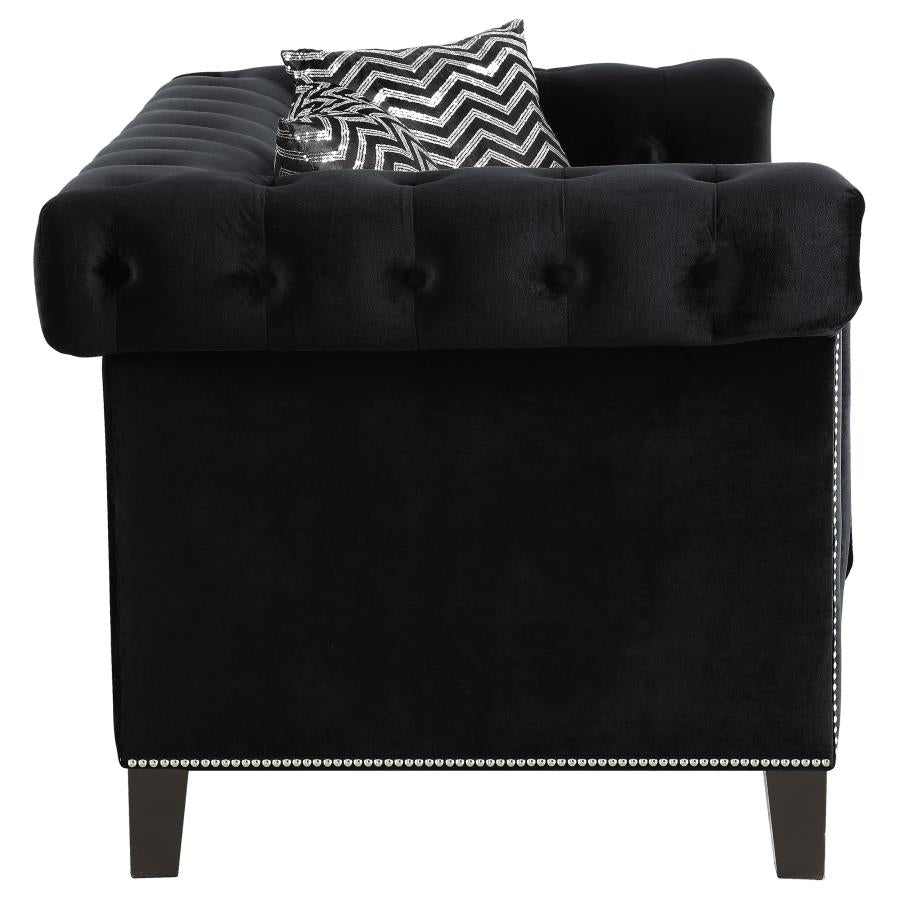 Reventlow Black 2 Pc Sofa Set