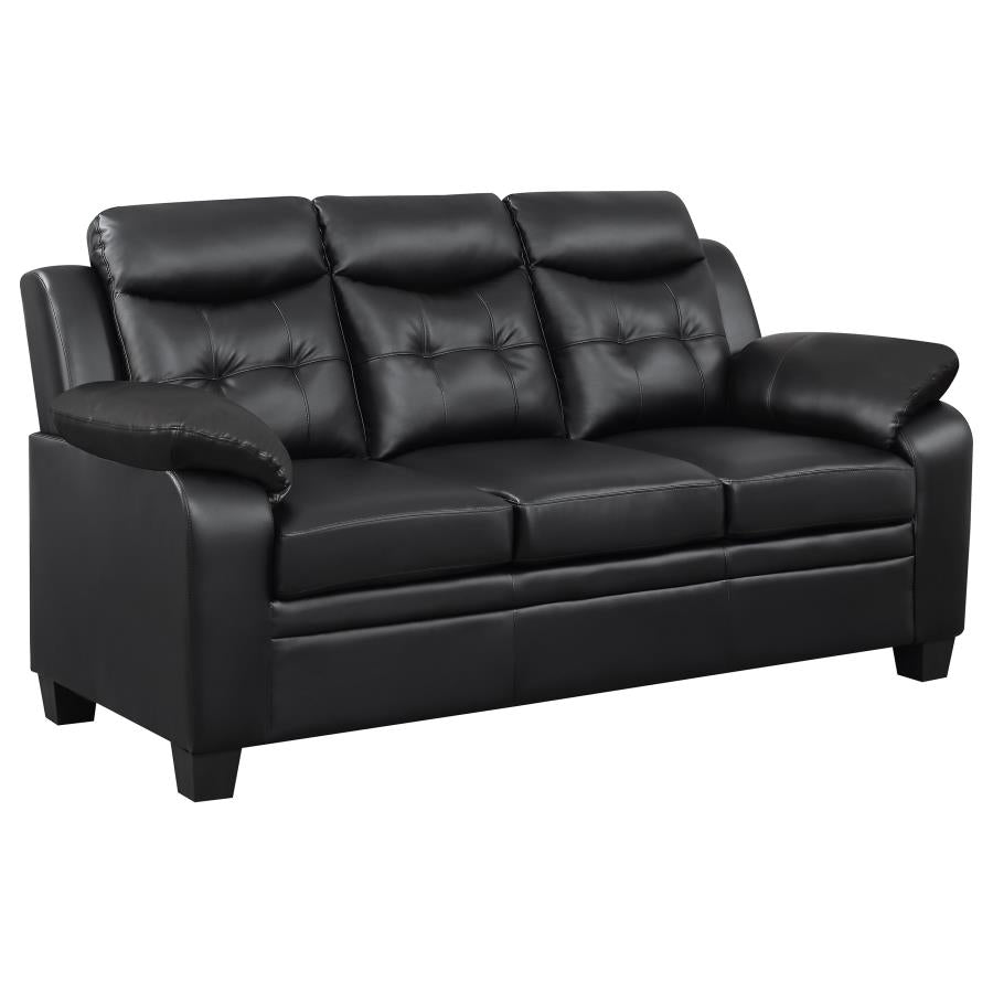 Finley Black 2 Pc Sofa Set