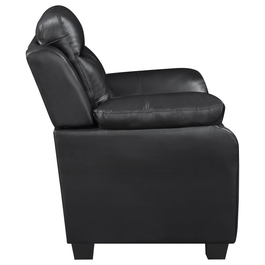 Finley Black 2 Pc Sofa Set