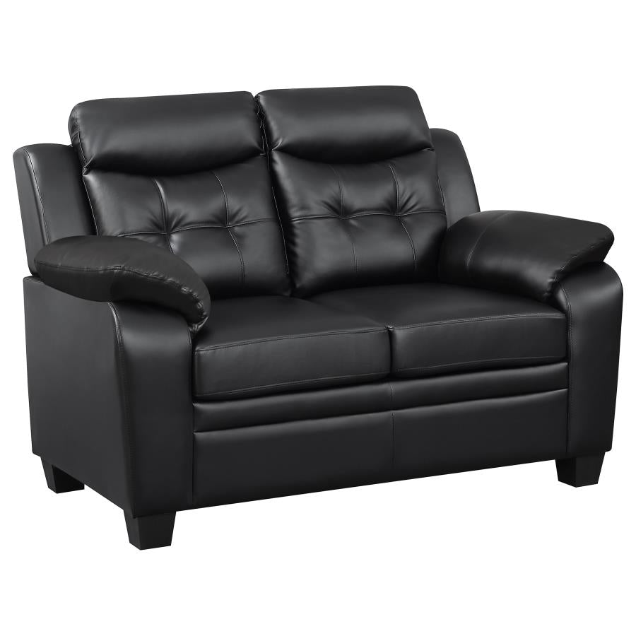 Finley Black 2 Pc Sofa Set