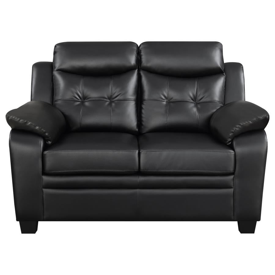 Finley Black 2 Pc Sofa Set