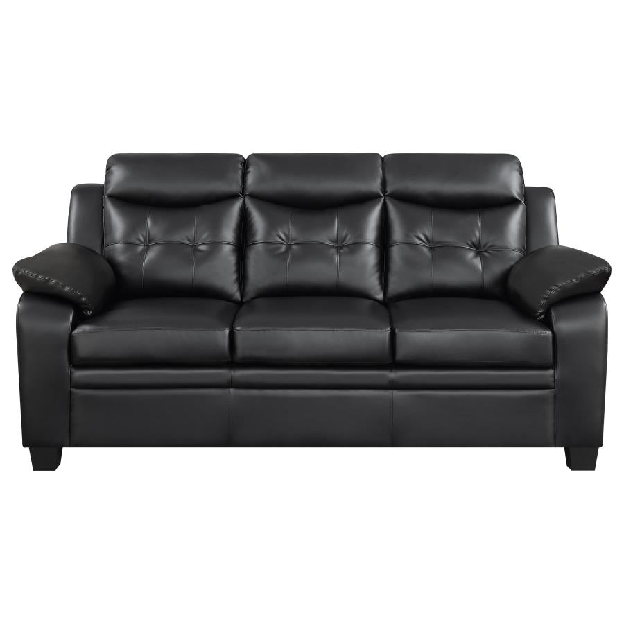 Finley Black 3 Pc Sofa Set