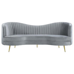 Sophia Grey 3 Pc Sofa Set