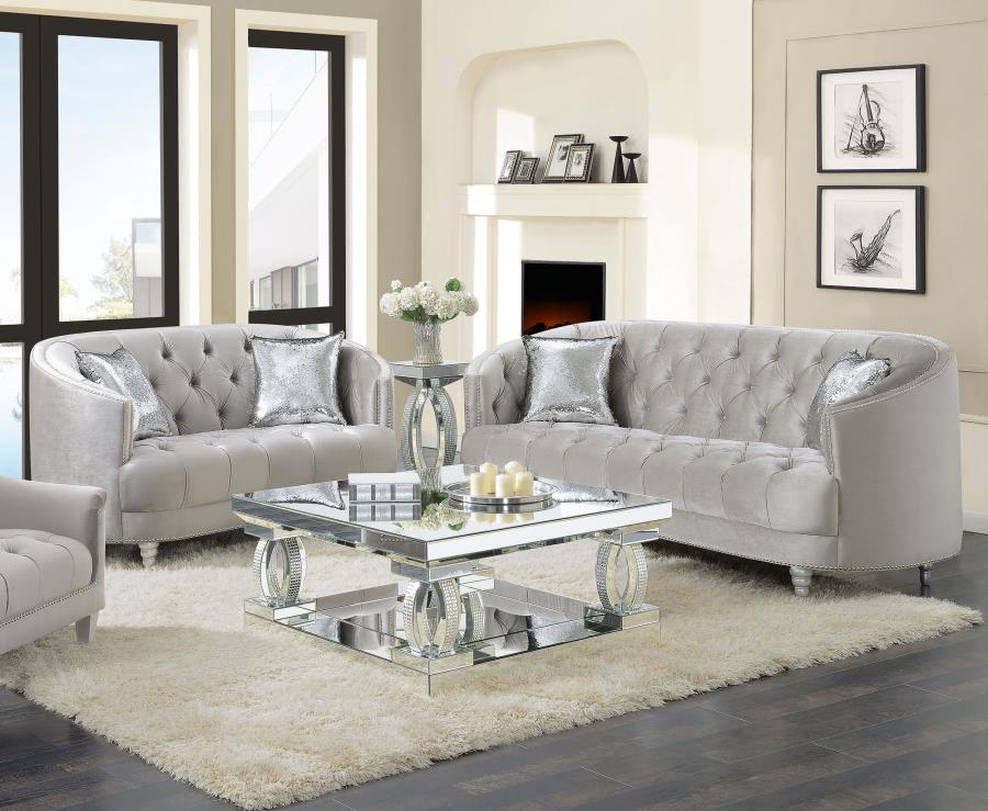 Avonlea Grey 2 Pc Sofa Set