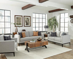 Apperson Grey 2 Pc Sofa Set