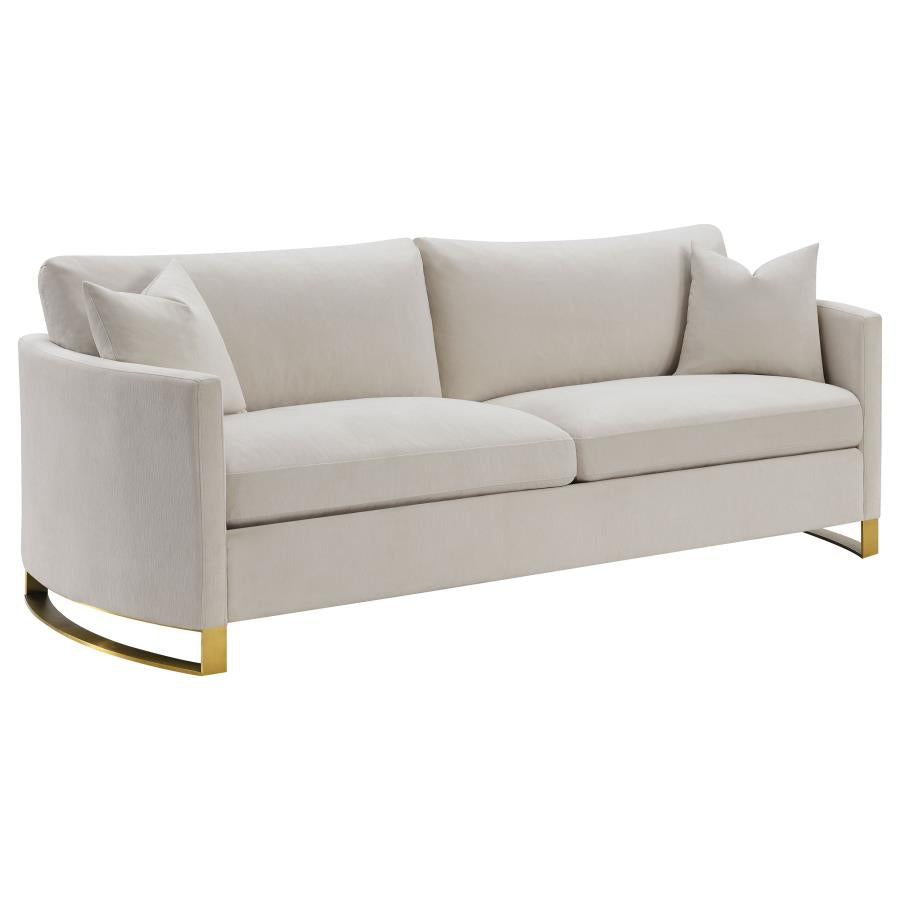 Corliss Beige 2 Pc Sofa Set