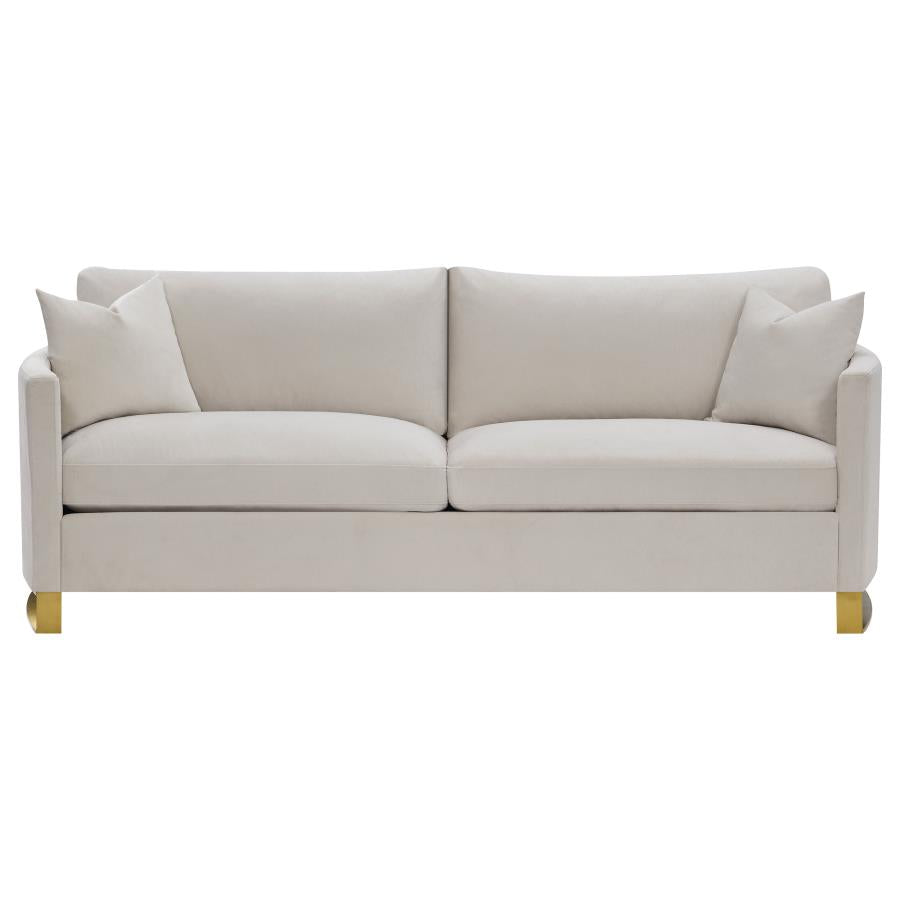 Corliss Beige 2 Pc Sofa Set