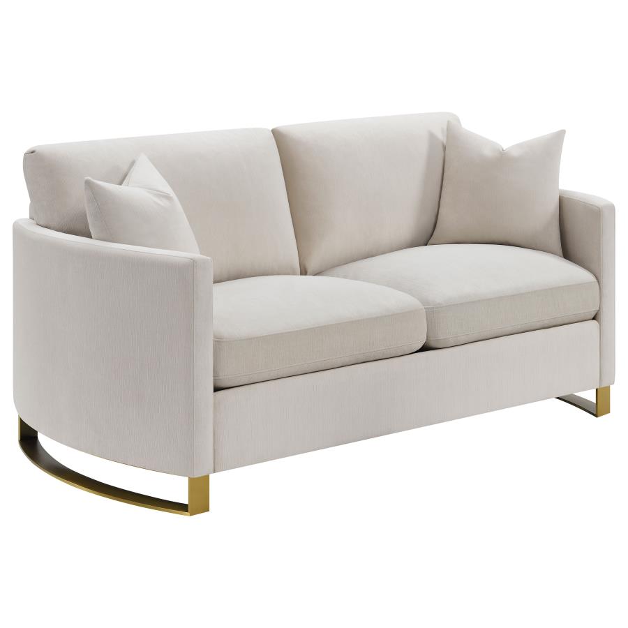 Corliss Beige 2 Pc Sofa Set