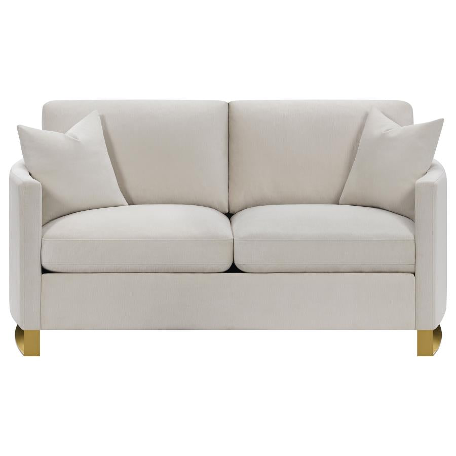 Corliss Beige 2 Pc Sofa Set