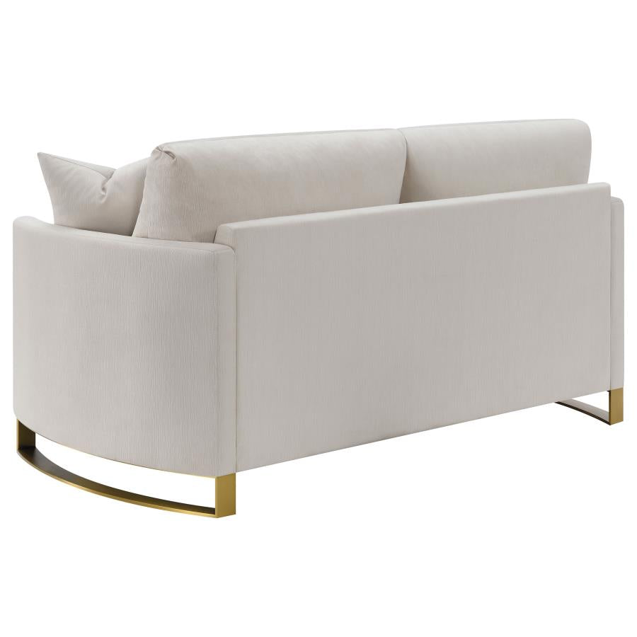 Corliss Beige 2 Pc Sofa Set