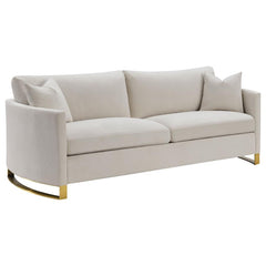 Corliss Beige 3 Pc Sofa Set