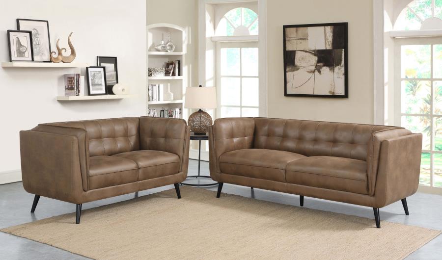 Thatcher Brown 2 Pc Sofa Set