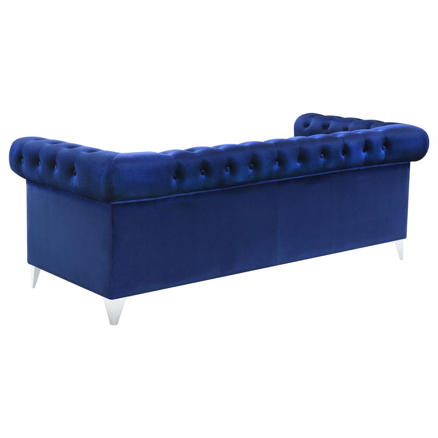 Bleker Blue 3 Pc Sofa Set