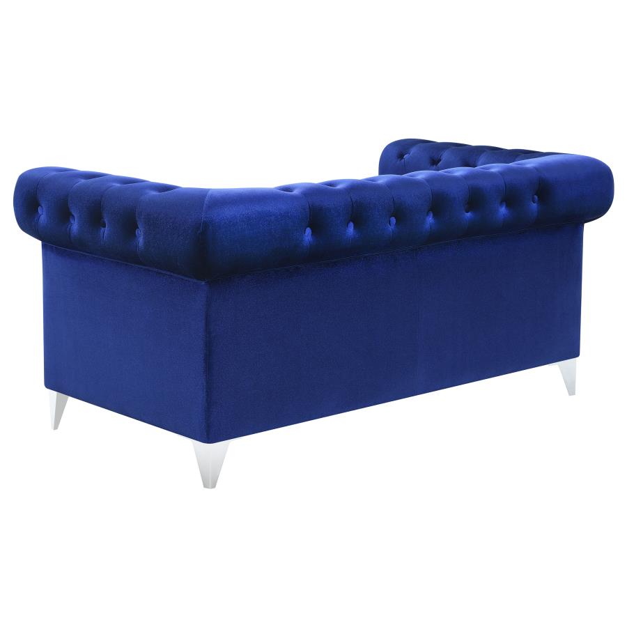 Bleker Blue 3 Pc Sofa Set