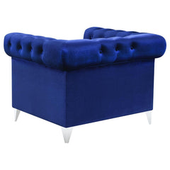 Bleker Blue 3 Pc Sofa Set