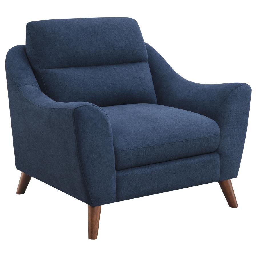 Gano Blue 3 Pc Sofa Set