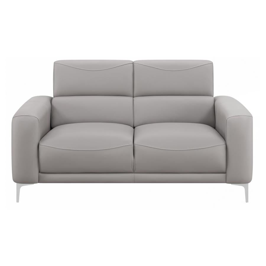 Glenmark Grey 2 Pc Sofa Set