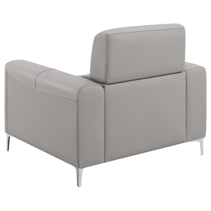 Glenmark Grey 3 Pc Sofa Set