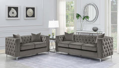 Phoebe Grey 2 Pc Sofa Set