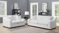 Ashlyn White 2 Pc Sofa Set